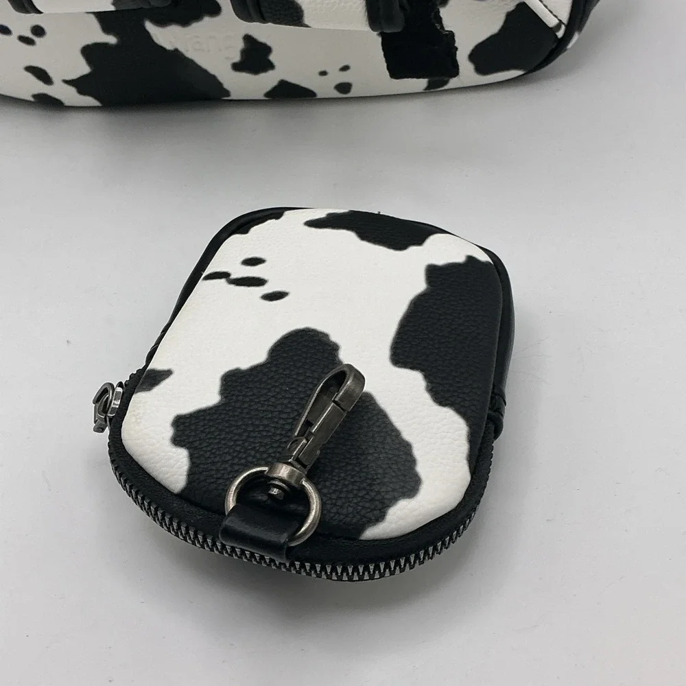 Wrangler NWT Cow Print Backpack With Coin Pouch - Black